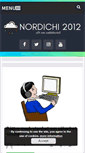 Mobile Screenshot of nordichi2012.org