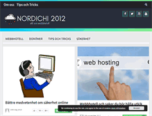 Tablet Screenshot of nordichi2012.org